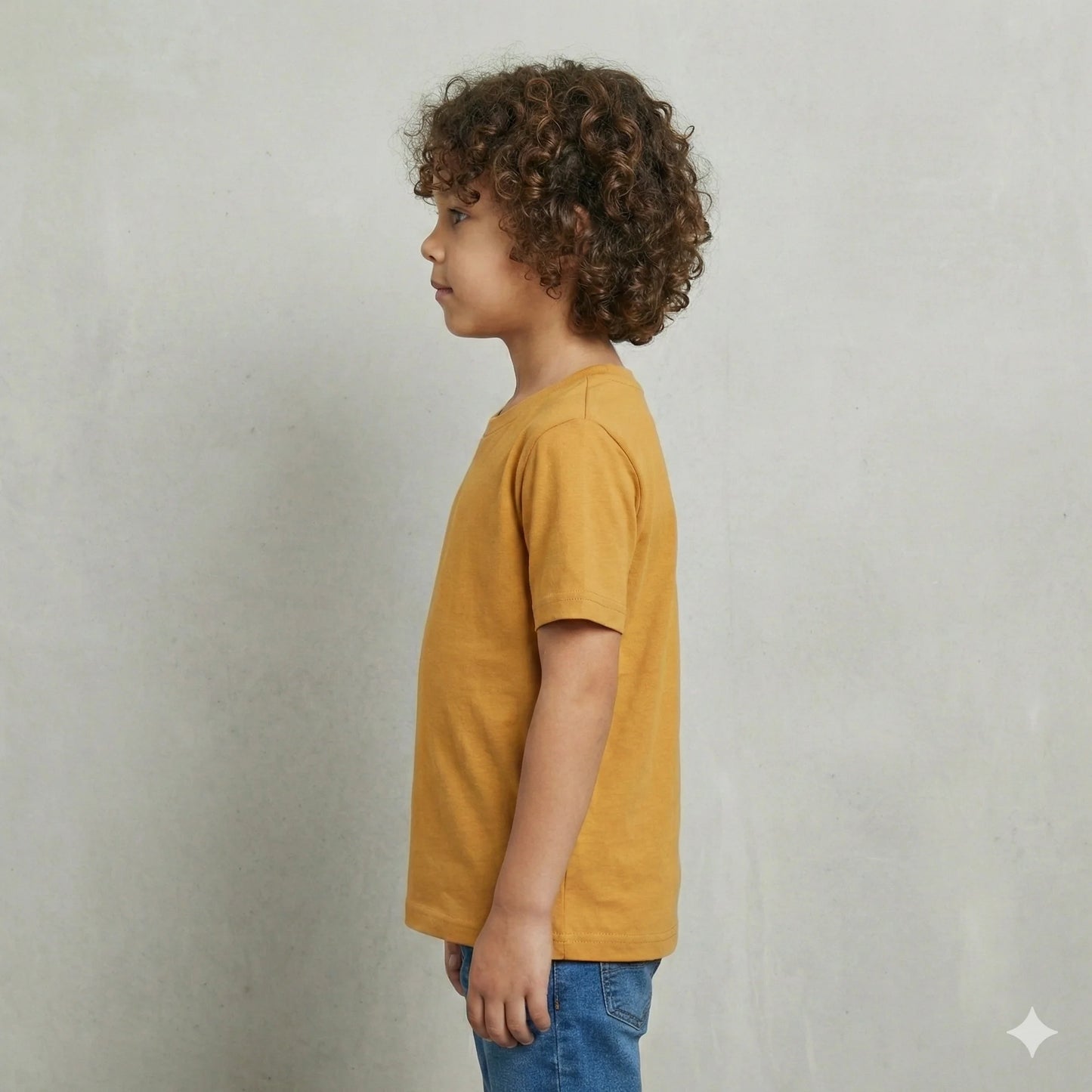 The Everyday Knit Tee | Mustard Yellow