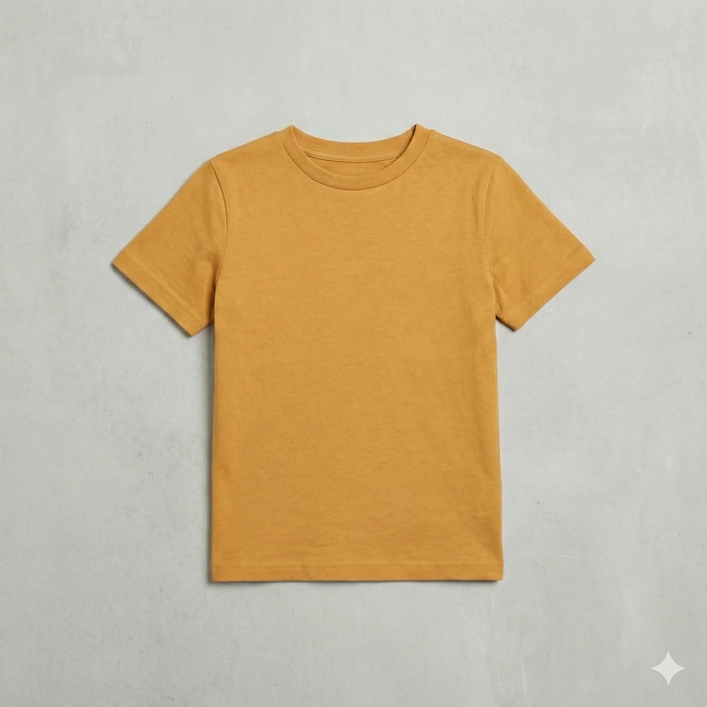 The Everyday Knit Tee | Mustard Yellow