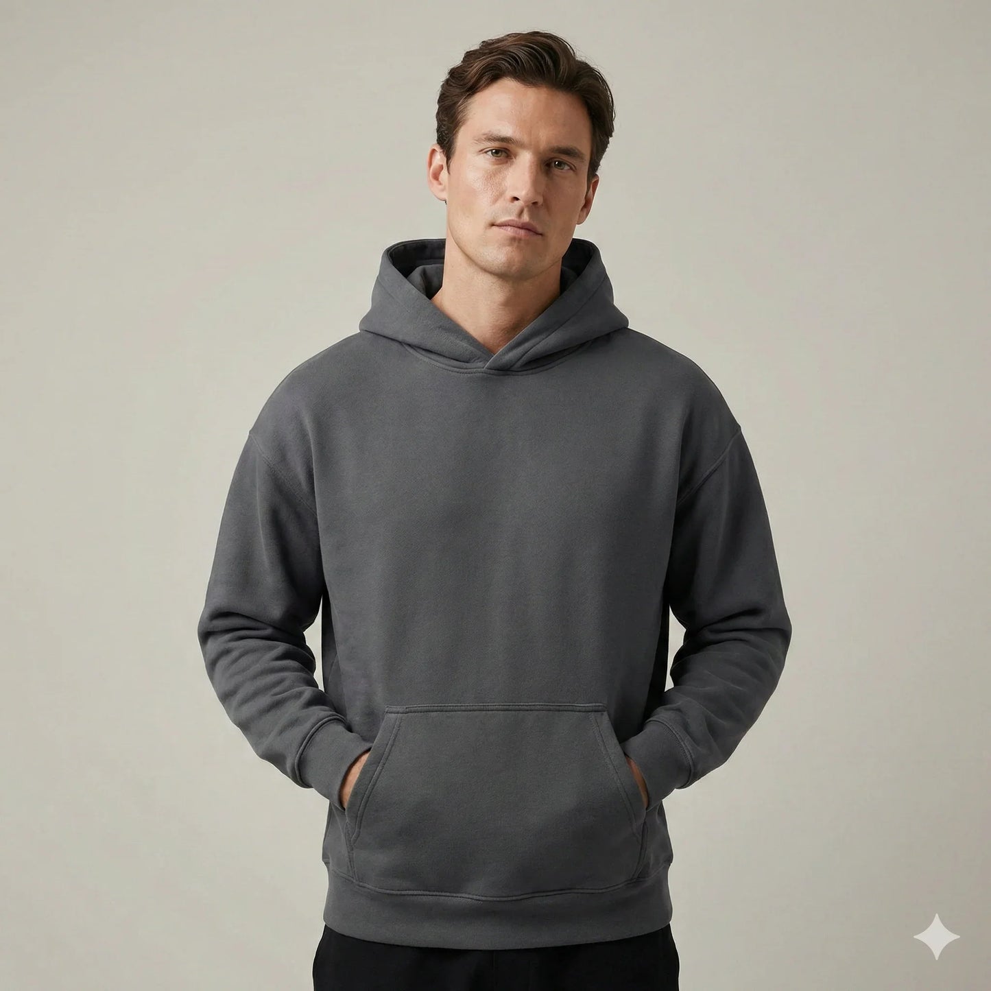 The Apex Heavyweight Fleece Hoodie | Charcoal Slate