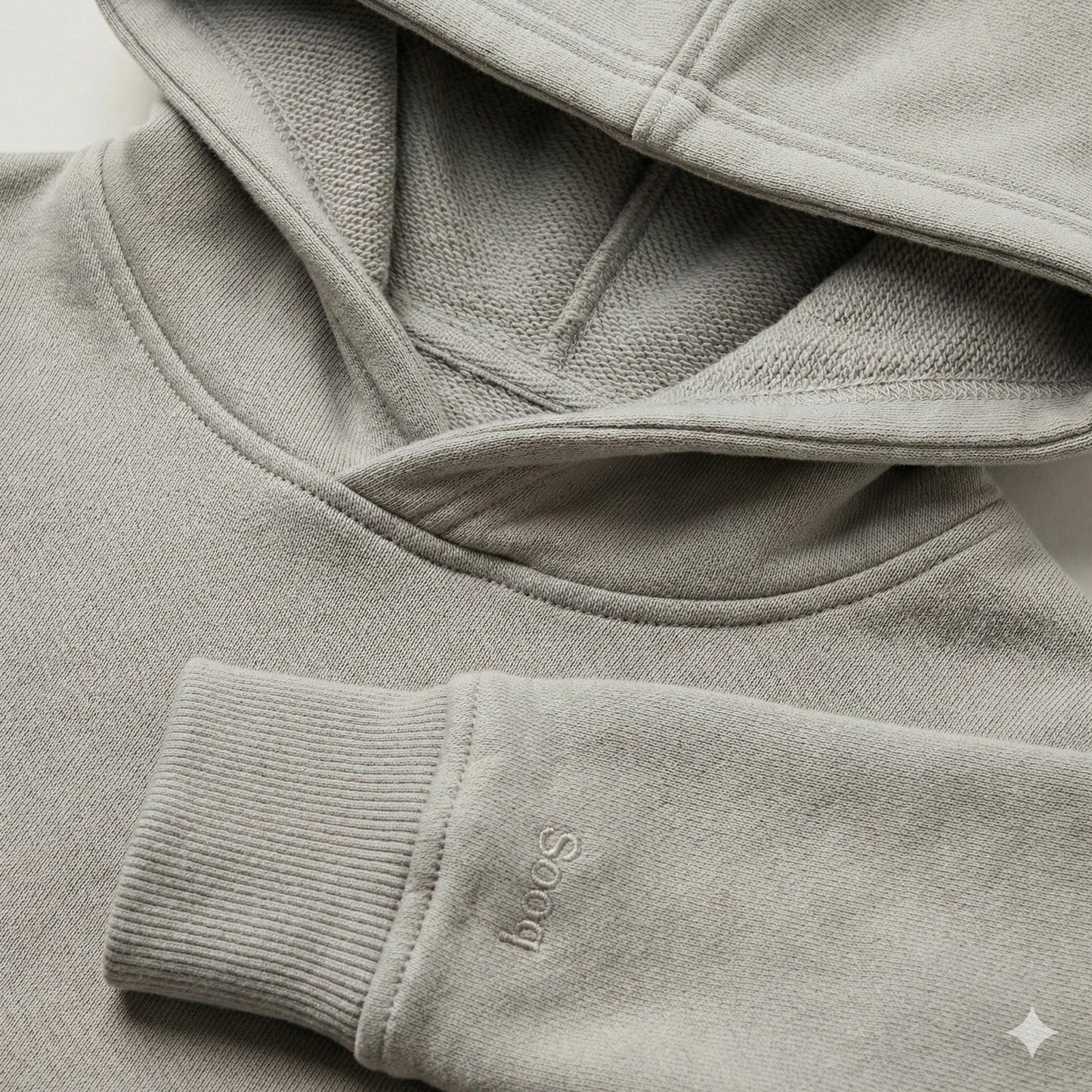 The Summit French Terry Hoodie | Pebble Grey