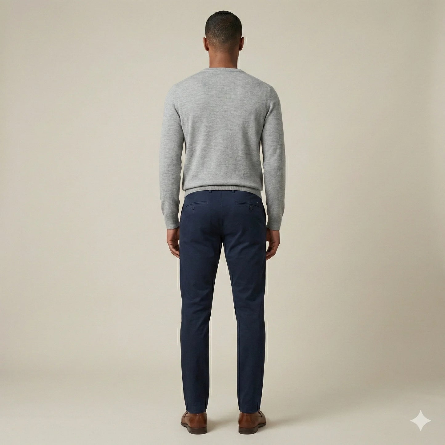 The Como Tailored Stretch Trouser | Deep Navy