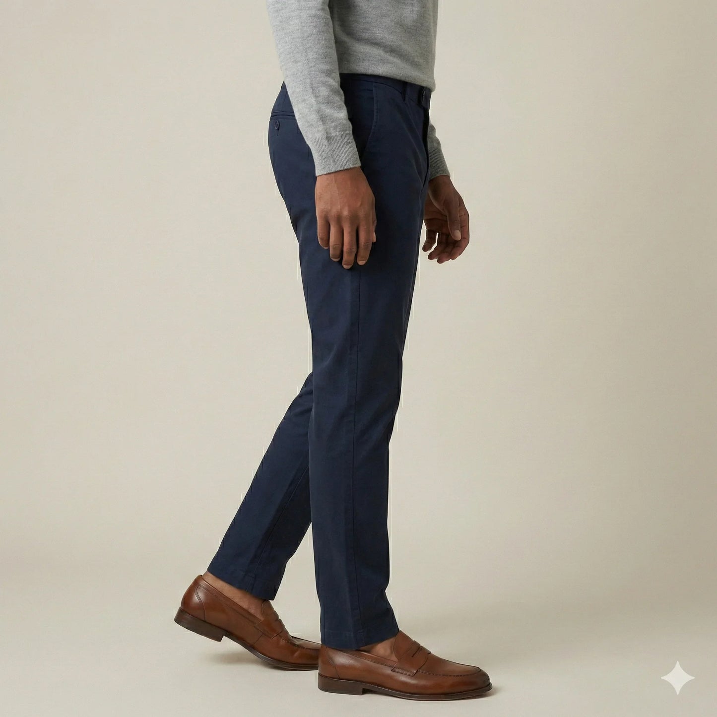 The Como Tailored Stretch Trouser | Deep Navy