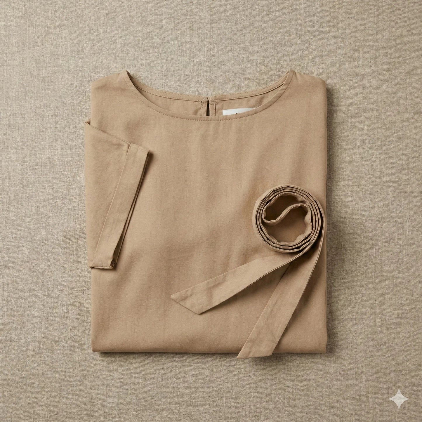 The Siena Utility Midi Dress | Sandstone