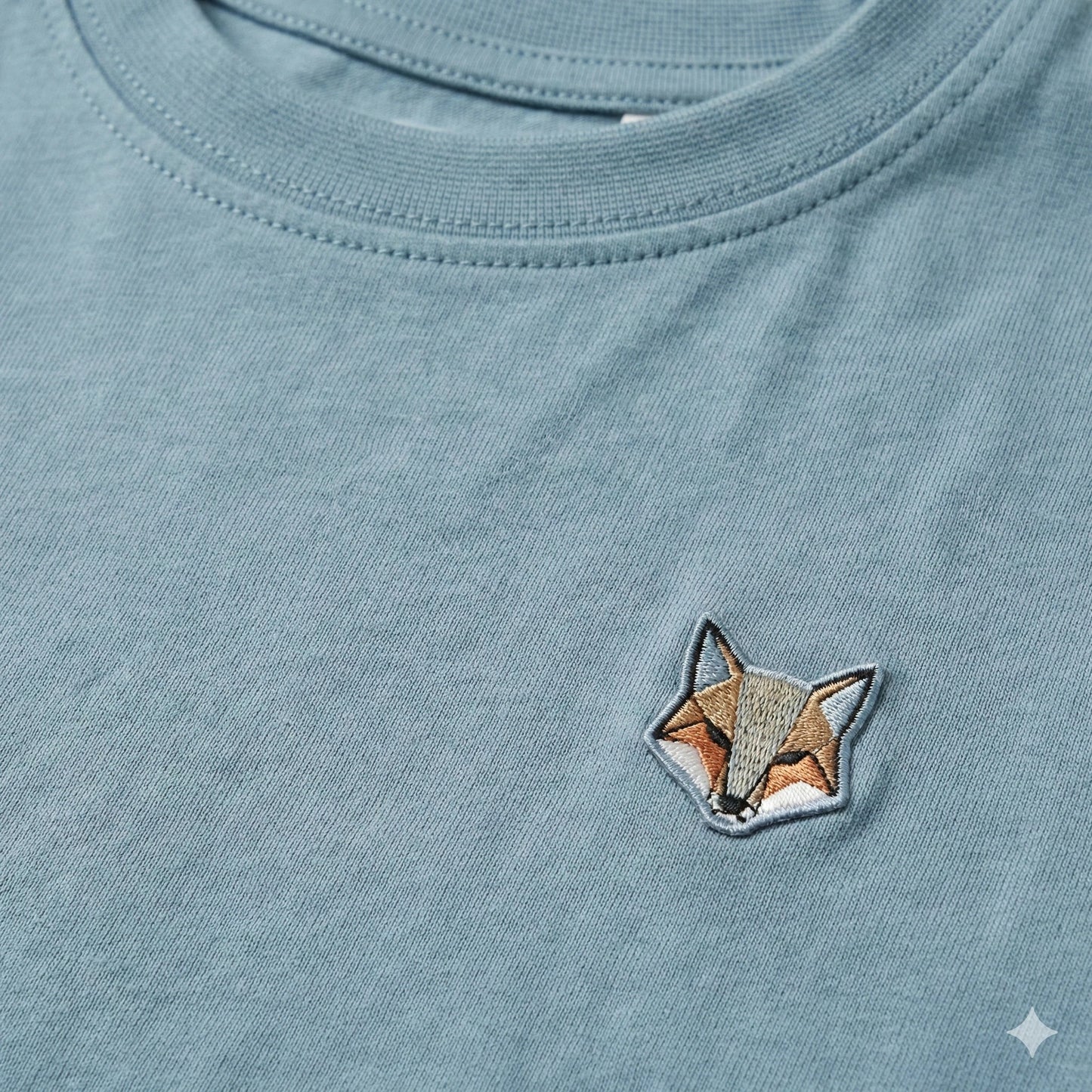 The Little Explorer Organic Tee | Dusty Blue