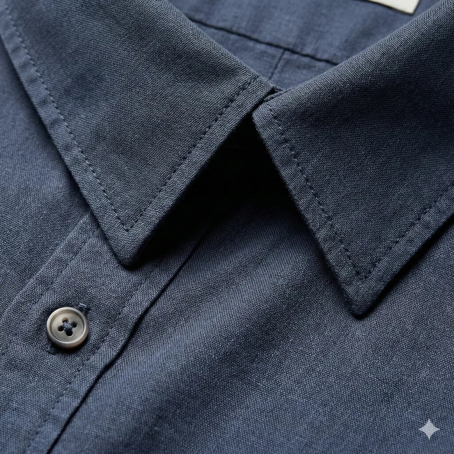 The Meridian Tailored Shirt | Muted Navy