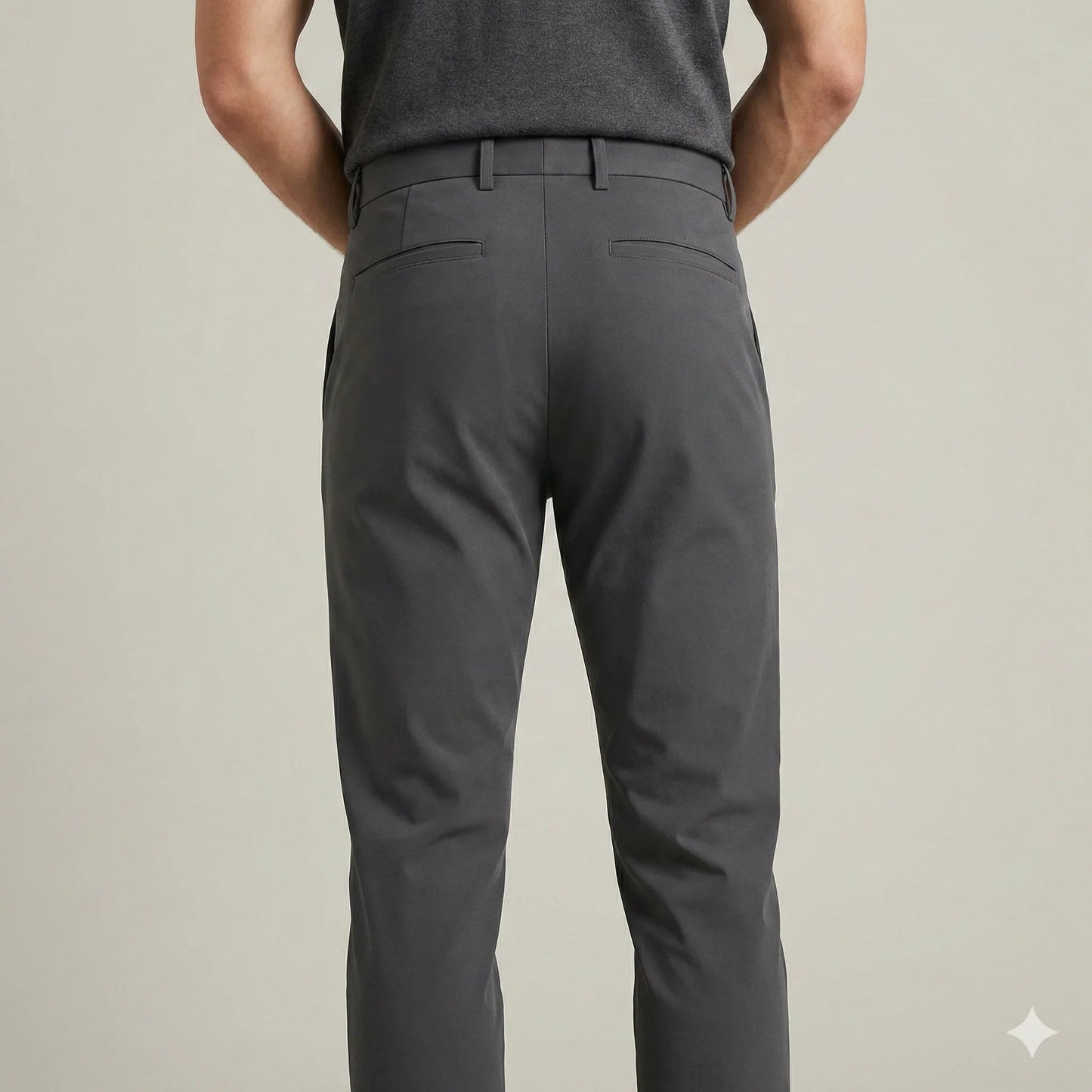 The Ascend Tech-Chino Trouser | Charcoal