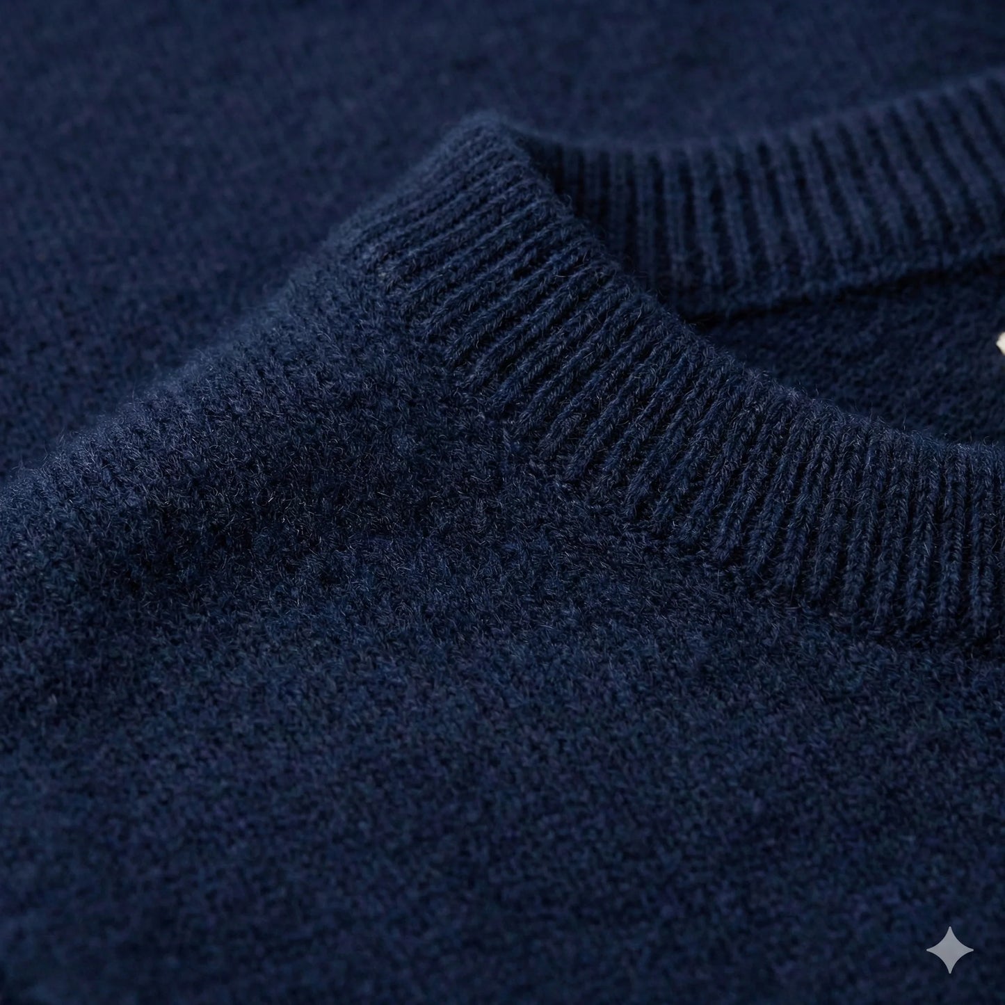 The Kensington Pure Cashmere Crewneck | Deep Navy