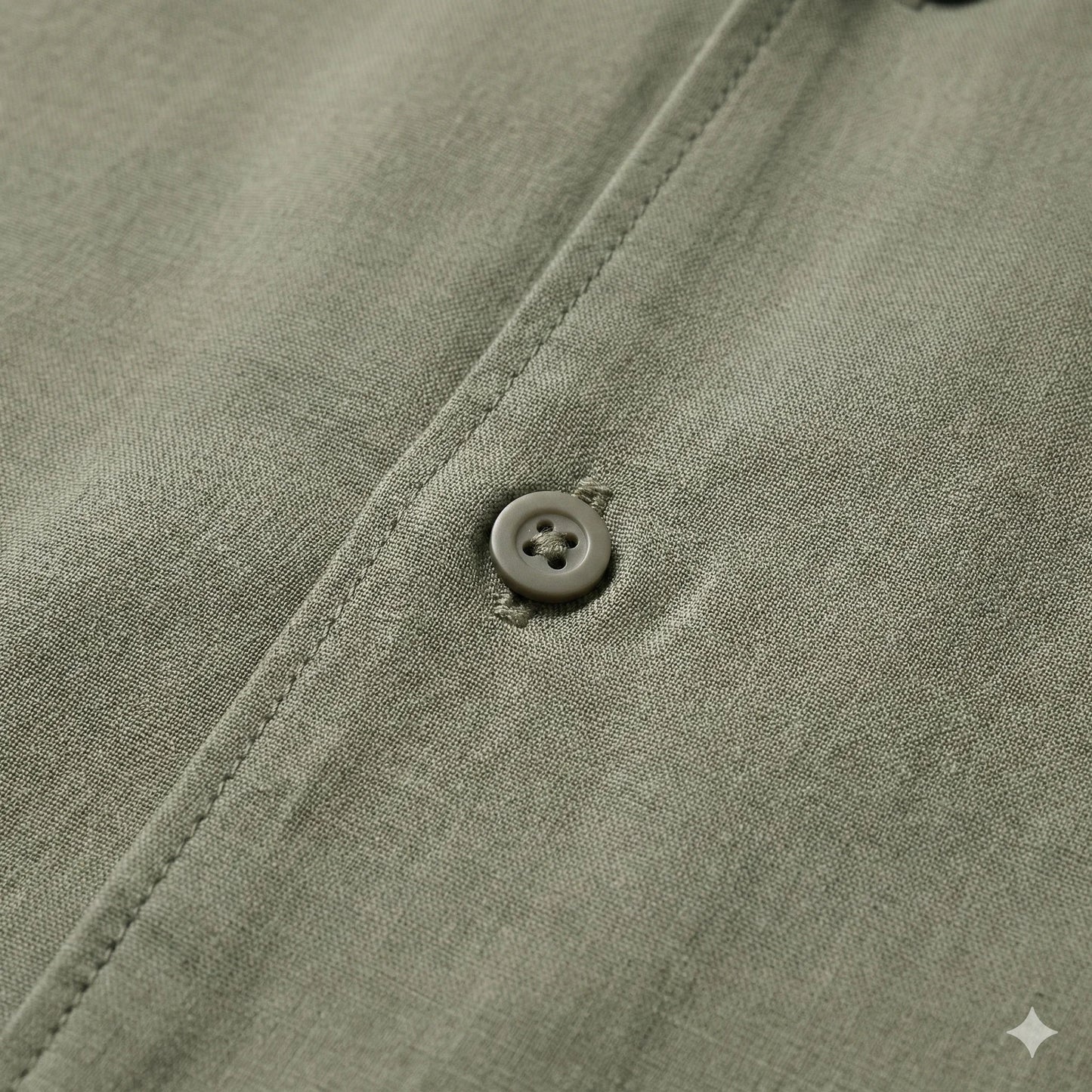 The Milano Tencel-Cotton Camp Collar Shirt | Dusty Olive